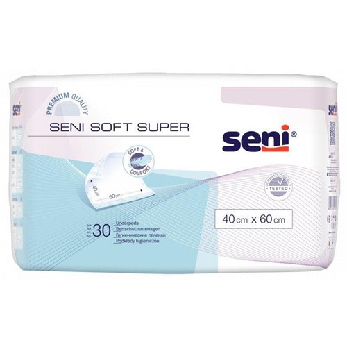 Podkłady higieniczne Seni Soft Super, 30 szt, 40x60