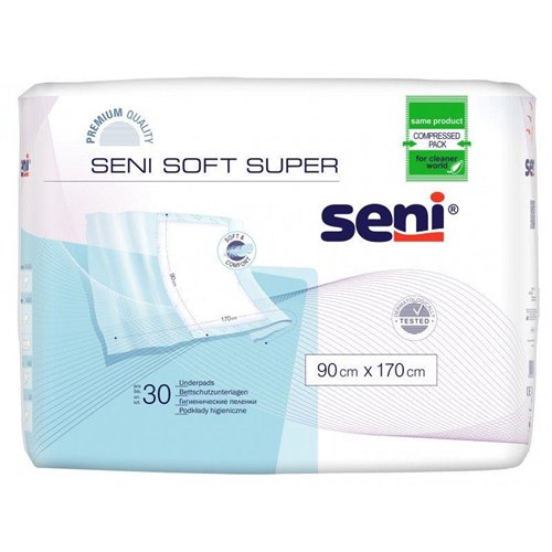 Podkłady higieniczne Seni Soft Super 30 szt, 90x170