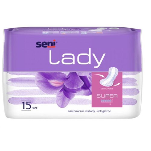 Wkładki urologiczne dla kobiet Seni Lady Super 15 szt